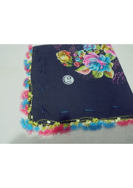 ve Reyhan El Emeği Iğne Oyası Yazma , Fular ,yemeni, Mevlüt Örtüsü ,hediyelik 4 Kenarı Oyalı