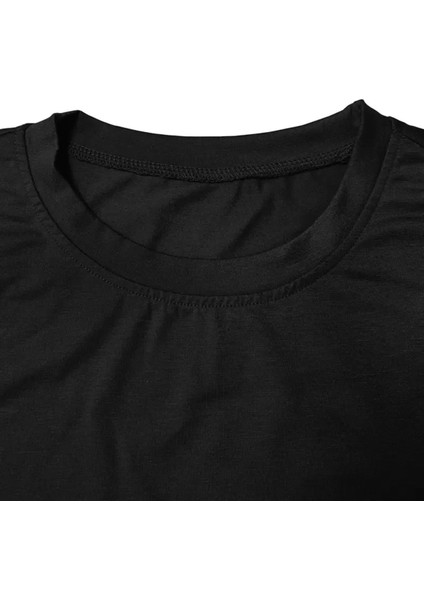 Leopar Desen Baskılı Kadın Pamuk T-Shirt modelleri