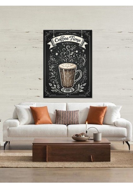 Kahve Zamanı Ahşap Tablo fiyatları