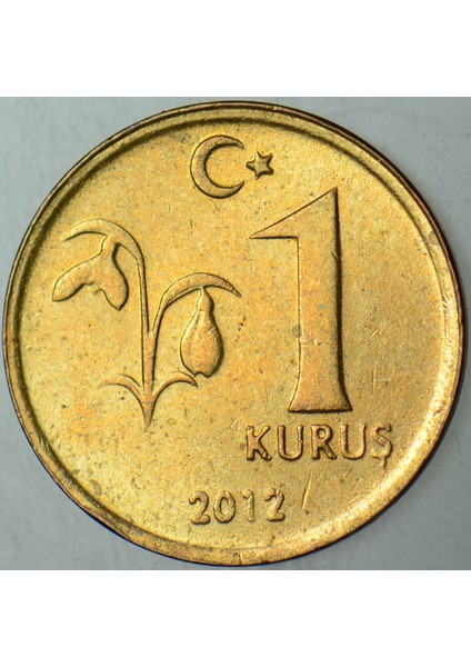 Türkiye Cumhuriyeti 1 Kuruş 2012 Çilaltı Kondisyon. fiyatları