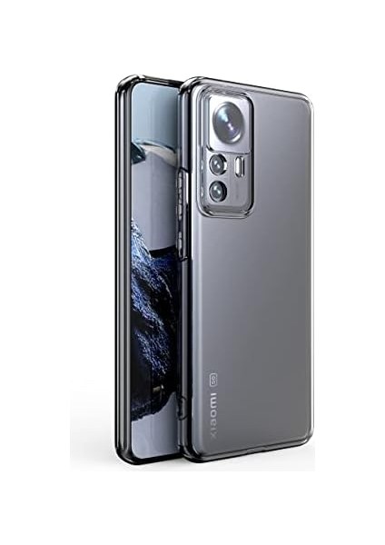 Xiaomi Mi 12T Pro Kılıf Kamera Korumalı Süper Silikon Kapak-Renksiz fiyatları