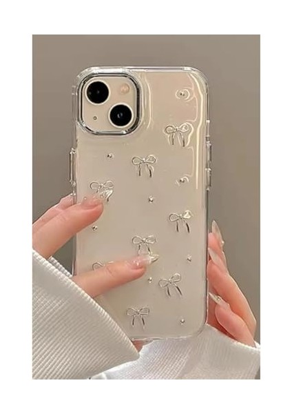 Aksesuar Iphone 14 Plus - 15 Plus Uyumlu Mini Fiyonk Tasarımlı Oyuncaklı Silikon Kılıf - Minifiyonk modelleri