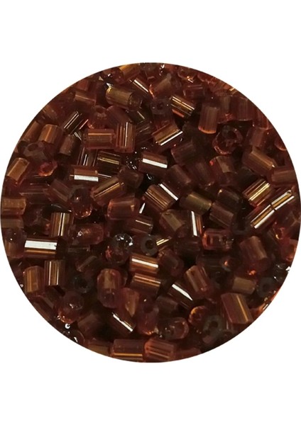 Kesme Cam Boncuk 2mm - 20 Gram - Şeffaf Açık Kahve -BNC343 fiyatları