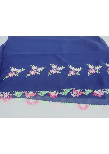 El Emeği Nakış Işlemeli Iğne Oyalı Namaz Örtüsü Çeyizlik Mevlit Başörtüsü Krep Kumaş 145X75 cm indirimleri