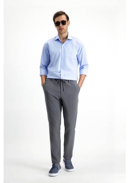 Uzun Kol Slim Fit Dar Kesim Klasik Desenli Pamuk Gömlek fiyatları