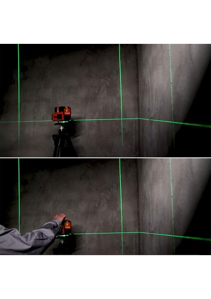 KBL41GTP 30M 4X90⁰/1X360⁰ Otomatik Hizalamalı Li-Ion Çift Akü Profesyonel Yeşil Çizgi Lazer Distomat + Tripod indirimleri