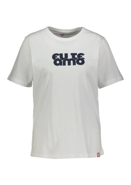 Kadın Regular Fit T-Shirt LF2039132 Whıte