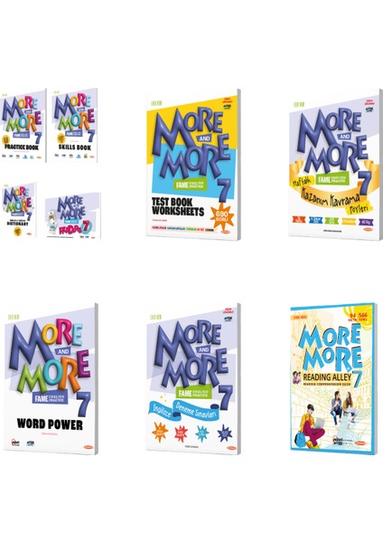 More And More Tüm Dersler 7. Sınıf Set Kurmay Yayınları