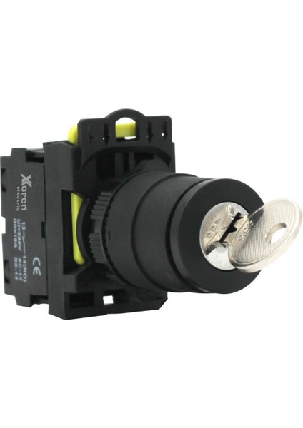 2 No Kontaklı Anahtarlı Buton ( 3 Pozisyon ) (10ADET)