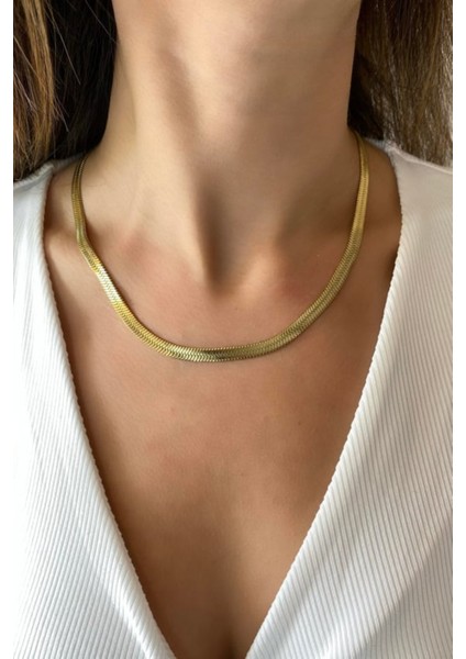 Çelik Italyan Ezme Zincir Kolye 45 cm fiyatları