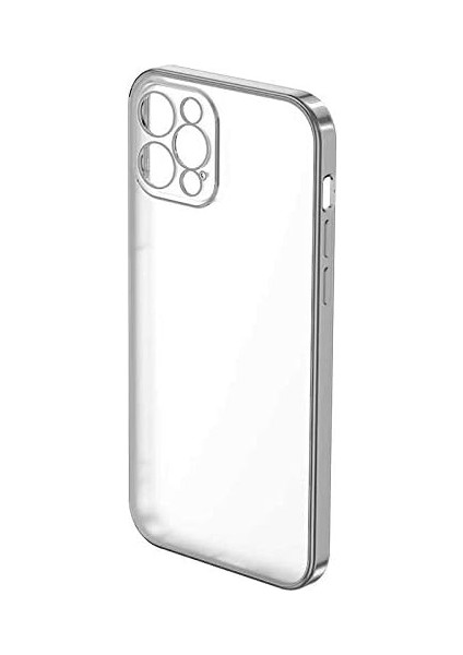 Apple iPhone 12 Pro Max Benks Matte Electroplated Tpu Case, Gümüş