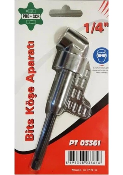 Pro Scr Köşe Bits Vidalama Adaptörü 1/4" - Pt 03361