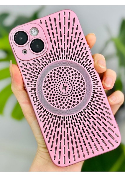 Aksesuar Iphone 13 ve iphone 14 ile Uyumlu Lensli Kablosuz Şarj Özellikli Darbe Önleyici Koruyucu Kılıf