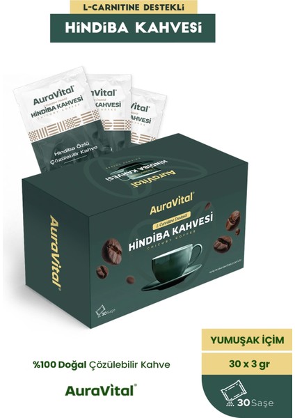 Hindiba Kahvesi L- Carnitin Içeren Detox Form Diyet 30X3 gr