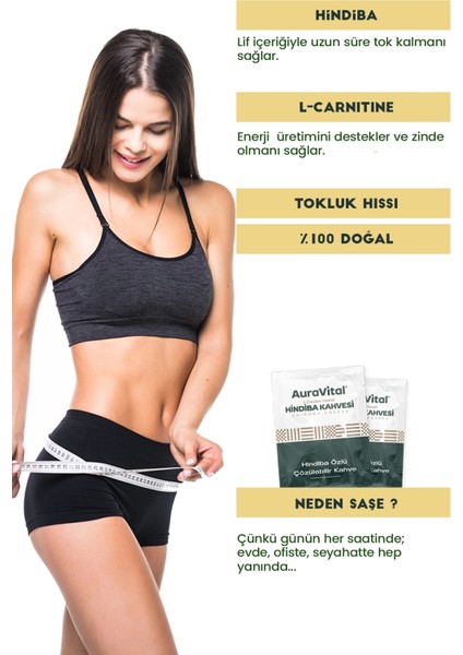 Hindiba Kahvesi L- Carnitin Içeren Detox Form Diyet 30X3 gr fiyatları