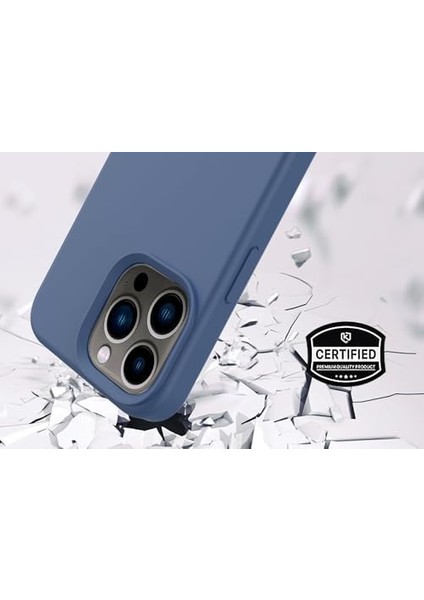 15 Pro Uyumlu Içi Kadife Lansman Liquid Silicone Kılıf Şok Emici Full Kasa Koruma Sağlayan Kılıf Dark Blue fiyatları