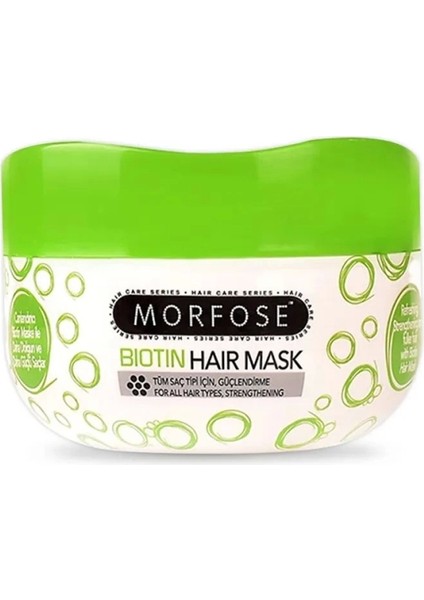 Biotin Saç Maskesi 500 ml - Gür ve Dolgun Saçlar - Mrfs