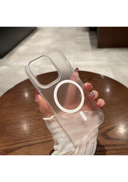 iPhone 15 Pro Max Magsafe Uyumlu Kılıf - Mıknatıslı, Darbe Emici, Ultra Ince, Kablosuz Şarj Destekli, Manyetik Telefon Koruma Kılıfı Şeffaf fiyatları