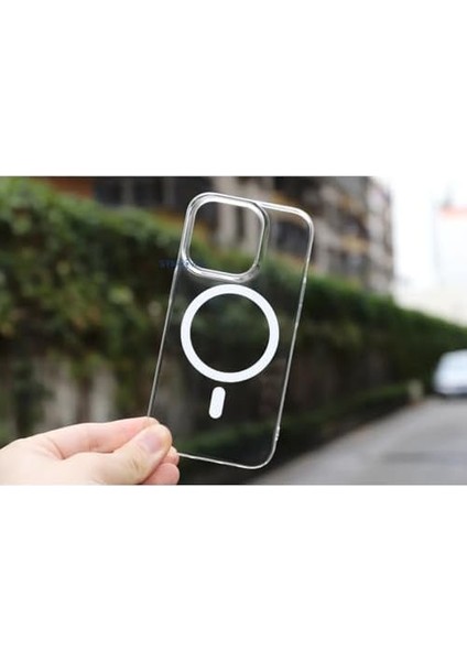 iPhone 15 Pro Max Magsafe Uyumlu Kılıf - Mıknatıslı, Darbe Emici, Ultra Ince, Kablosuz Şarj Destekli, Manyetik Telefon Koruma Kılıfı Şeffaf modelleri