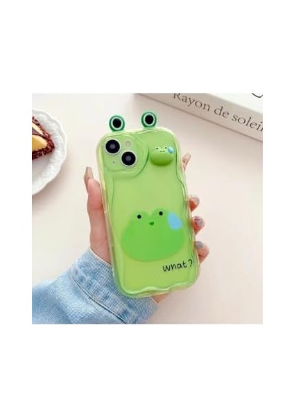 Aksesuar Iphone 13 ve 14 ile Uyumlu Kulaklı Tasarımlı Oyuncaklı Şeffaf Silikon Kılıf fiyatları