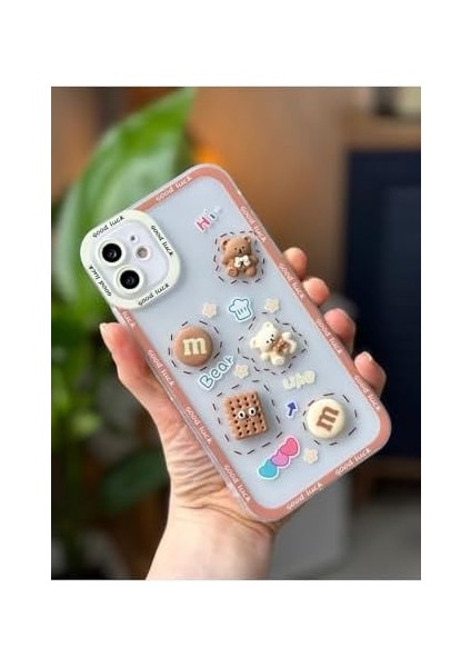 Aksesuar Iphone 11 Şeffaf Ayıcık Tasarımlı Yumuşak Silikon Kamera Korumalı Kılıf fiyatları