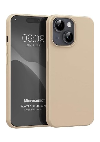 Kılıf Matte Silicone Apple iPhone 15 Için Gold [iphone 15 ile Uyumlu Kılıf - Gold] fiyatları