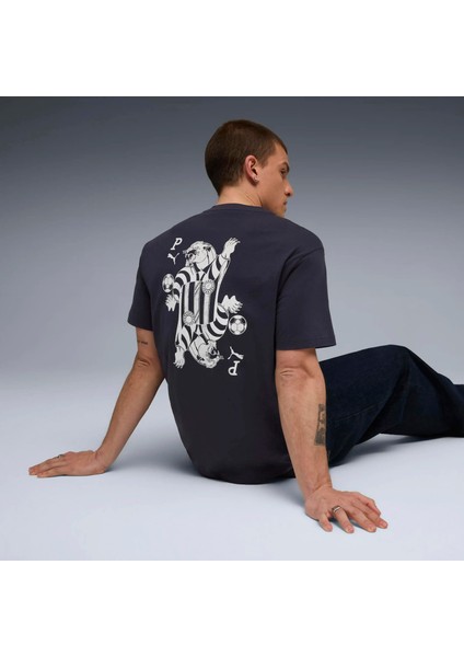 Erkek Lacivert Puma Graphıc Card Play Tee Lacivert Erkek T-Shirt fiyatları