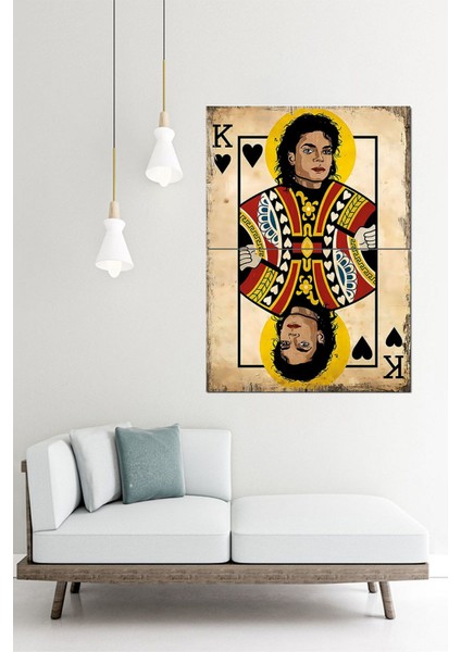 Kupa Erkeği Micheal Jacson Art Mdf Tablo 70CMX 100CM fiyatları