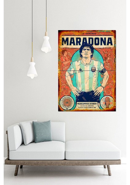 Maradona Art Mdf Tablo 70CMX 100CM fiyatları