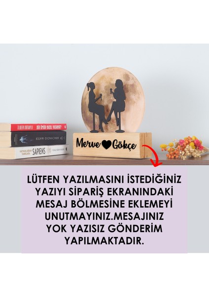 Işıklı Pleksi Dolunay Kişiselleştirilebilir Biblo Novia Kadeh Tutan Kadınlar Anahtar Askılığı modelleri