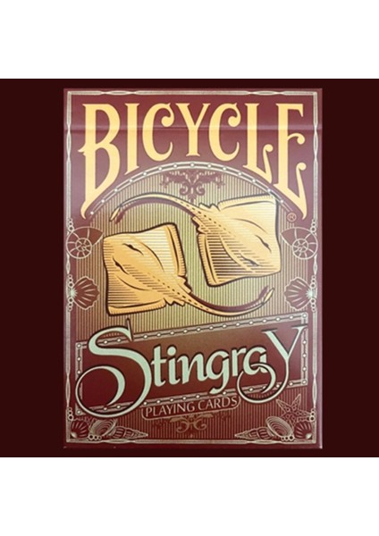 Stingray (Orange) Oyun Kağıdı Limited Edition Koleksiyonluk Iskambil Kartları Destesi