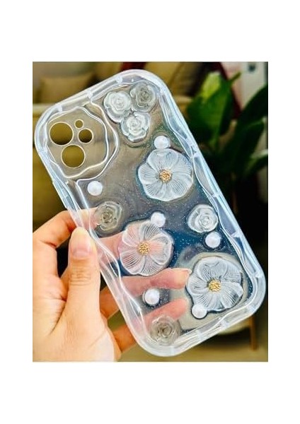 Aksesuar Iphone 11 ile Uyumlu 3D Oyuncak Çiçek Tasarımlı Yumuşak Silikon Kılıf modelleri