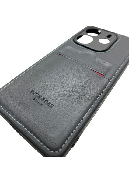 Redmi Note 14 4g Kartlıklı Rich Boss Lüx Deri Kılıf Lacivert modelleri