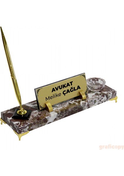 Kişiye Özel Baskılı - Mermer Isimlik - Masa Üstü Isimlik modelleri