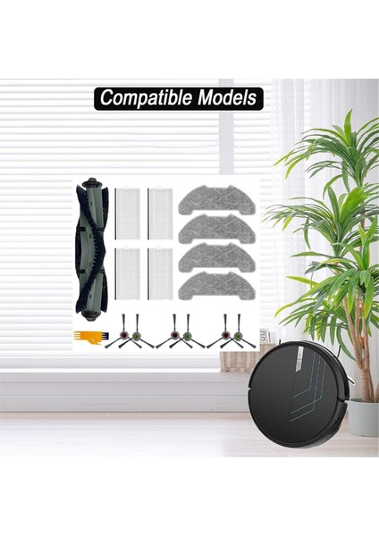 Airrobo P30 Robot Için Vakum Temizleyici Mian Yan Fırça Hepa Filtre Mop Bezi Yedek Parçalar Aksesuarlar (Yurt Dışından) modelleri
