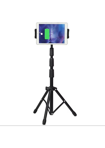 iPad Pro 11 (2024) Uyumlu Ayarlanabilir Tablet Standı Tripod Zemin Tutucu 4-14 Inç