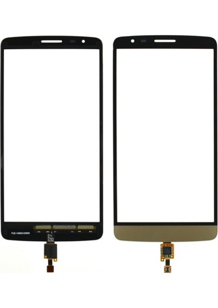 LG G3 Stylus Uyumlu Dokunmatik Lens + Filmli (Gold) VR-7442
