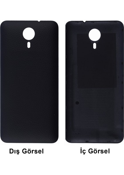 General Mobile GM4 Uyumlu Batarya Kapağı (Siyah) VR-3326