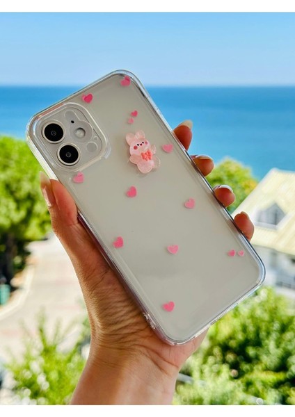 Aksesuar Iphone 12 ve 12 Pro ile Uyumlu Özel Tasarım 3D Oyuncak Tasarımlı Esnek Silikon Kılıf