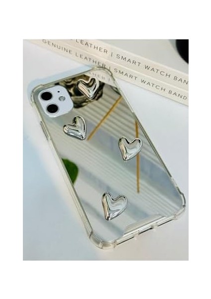 Aksesuar Iphone 11 ile Uyumlu Aynalı Tasarım Darbe Önleyici Silikon Kılıf modelleri