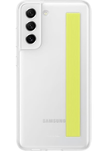 Galaxy S21 Fe Clear Strap Kılıf - Beyaz