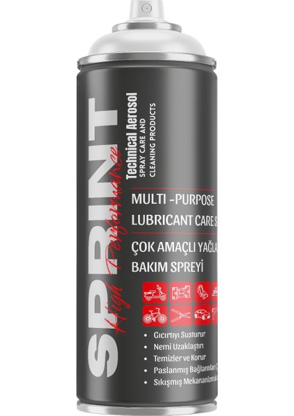 Çok Amaçlı Yağlayıcı Bakım Spreyi - 400 Ml- Sprint Hp fiyatları