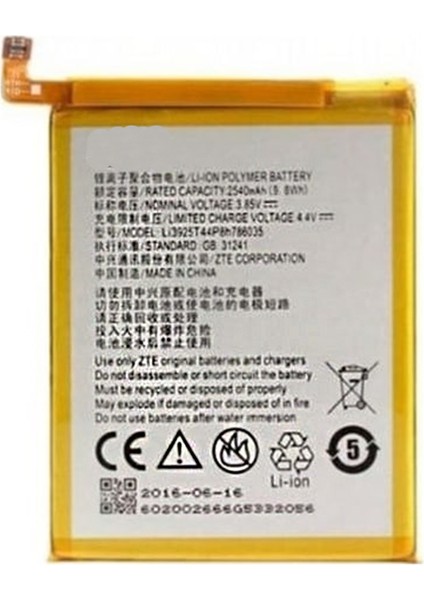 K012 Uyumlu Zte LI3715T 1500 Mah Batarya