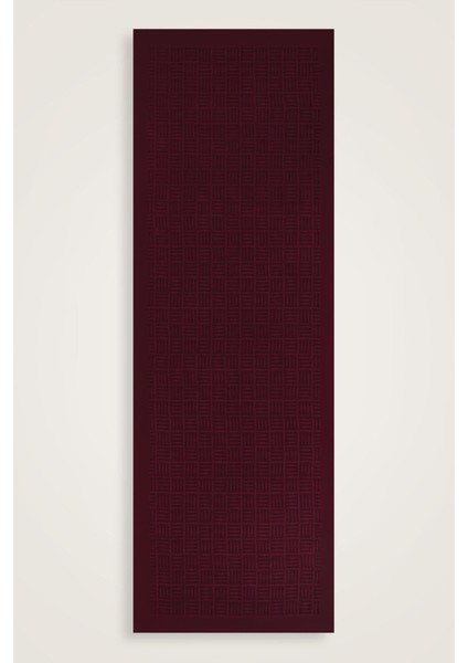 Iman Kare Bordo Naia Pamuk Şal 70X210 fiyatları