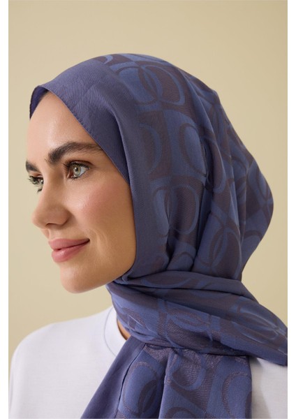 Dama Desen Lavanta Naia Pamuk Şal 70X200 modelleri