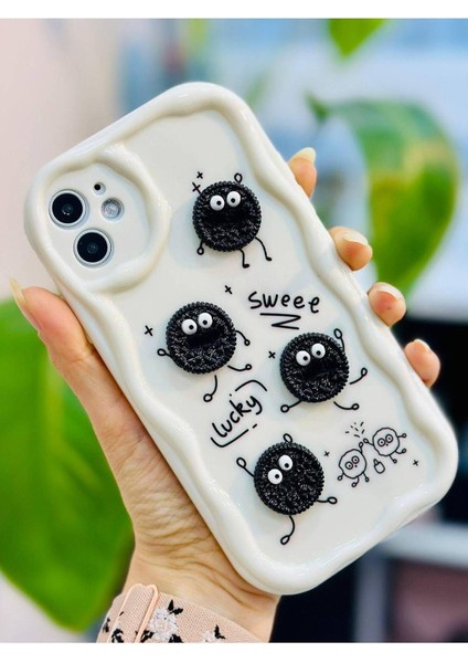 Aksesuar Iphone 11 ile Uyumlu 3D Oyuncak Tasarımlı Yumuşak Silikon Kılıf