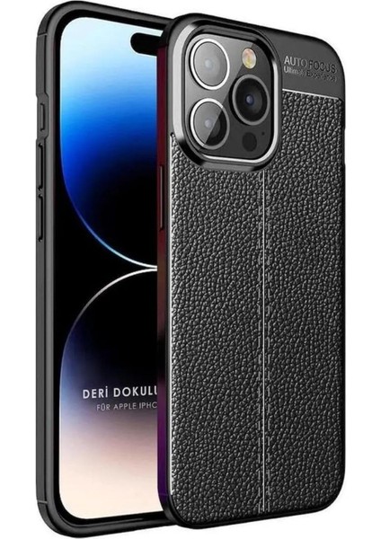 iPhone 16 Pro Max Siyah Kılıf - Şok Emici Tam Kasa Koruma Sağlayan Premium Silikon Kapak