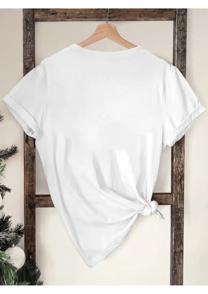 Renkli Makaron Özel Tasarım Baskılı Kadın T-Shirt fiyatları