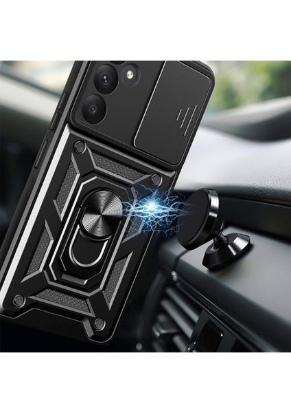 Samsung Galaxy A15 Uyumlu Kamera Korumalı Sürgülü Yüzüklü Tank Kılıf modelleri