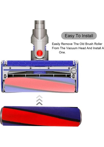 2x Dyson V6 V6 V7 V8 V10 V11 Vakum Temizleyici Aksesuarları Için Uyumlu Ana Fırça Bölüm 966488-01 (Yurt Dışından) modelleri